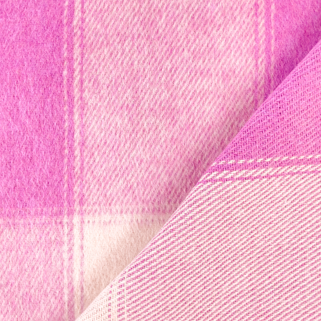 [S2469R] Check Coat Fabric Square's