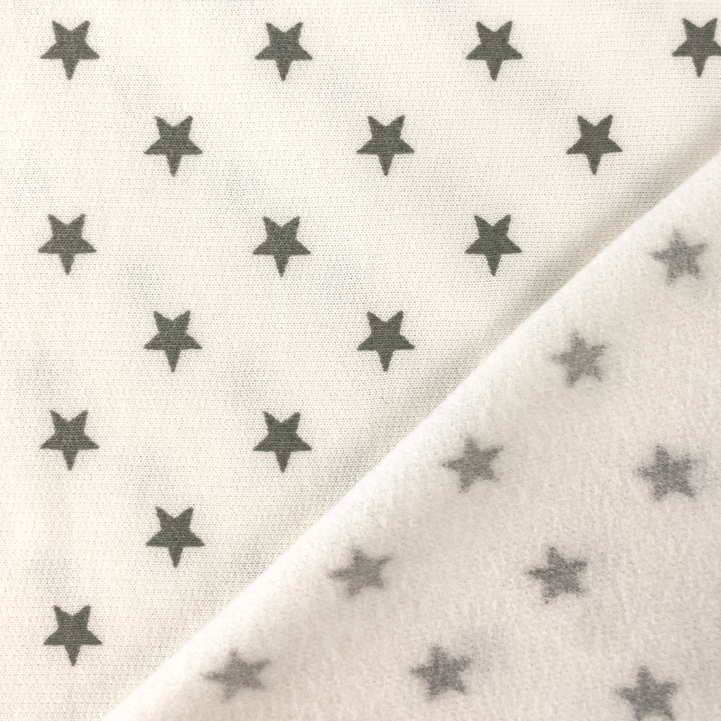[S2474R] Brushed Sweat With Stars