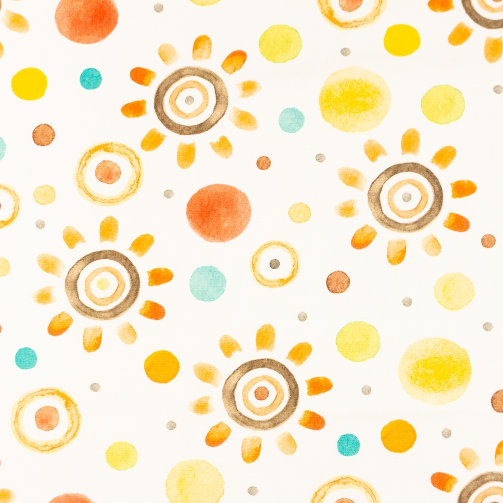 [S1531R] Jersey Digital Printed Rainbow and Dots