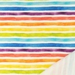 [S1667R-3744] [S1667R] French Terry Digital Printed Rainbow Ice Creams (Rainbow Stripes)