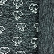 [S1679R-1001] [S1679R] Gestrickt Fleece Olly Snoozy Fabrics (Anthrazit)