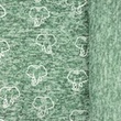 [S1679R-1110] [S1679R] Knitted Fleece Olly Snoozy Fabrics (Old Green)