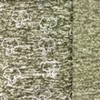 [S1679R-1172] [S1679R] Pletené Fleece Olly Snoozy Fabrics (Kamuflážově Zelená)