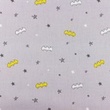 [S1735R-3682] [S1735R] Licence Digital Printed Batman Doodles Grey ™© (Design B)