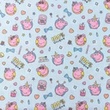 [S1742R-3682] [S1742R] Licence Digital Printed Peppa Costumes  ™© (Design B)