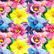 [S1765L-3235] [S1765L] Jersey Digital Printed Colourful Rebels (Flowers)