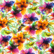 [S1765L-3240] [S1765L] Jersey Digital Printed Colourful Rebels (Little Flowers)