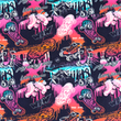 [S1763L-3686] [S1763L] Jersey Digital Printed Street Art (Design F)
