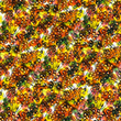 [S1764L-3685] [S1764L] Jersey Digital Printed Painted Flowers (Design E)
