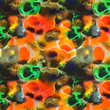 [S1772L-3681] [S1772L] Jersey Digital Printed Wavy Watercolours (Design A)