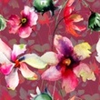 [S1782R-3682] [S1782R] Rayon Poplin Digital Printed Big Flowers (Design B)