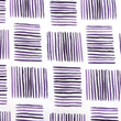 [S1800L-1175] [S1800L] Jersey Tištěno Čtvercové Pruhy Snoozy Fabrics (Fialový)