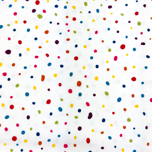 [S1801L] Jersey Printed Dots Snoozy Fabrics