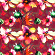 [S1761R-3231] [S1761R] Jersey Digital Printed Beautiful In Flowers (Flower Multi)
