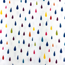 [S1799R-1093] [S1799R] Jersey Printed Rain Drops Snoozy Fabrics (Multi)