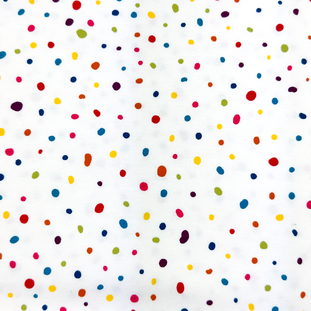 [S1801R] Jersey Printed Dots Snoozy Fabrics
