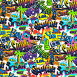 [S1763R-3682] [S1763R] Jersey Digital Printed Street Art (Design B)