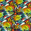 [S1763R-3685] [S1763R] Jersey Digital Printed Street Art (Design E)