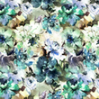 [S1767R-3681] [S1767R] Jersey Digital Printed Floral Heaven (Design A)