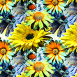 [S1767R-3682] [S1767R] Jersey Digital Printed Floral Heaven (Design B)