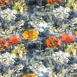 [S1767R-3683] [S1767R] Jersey Digital Printed Floral Heaven (Design C)