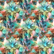 [S1767R-3684] [S1767R] Jersey Digital Printed Floral Heaven (Design D)