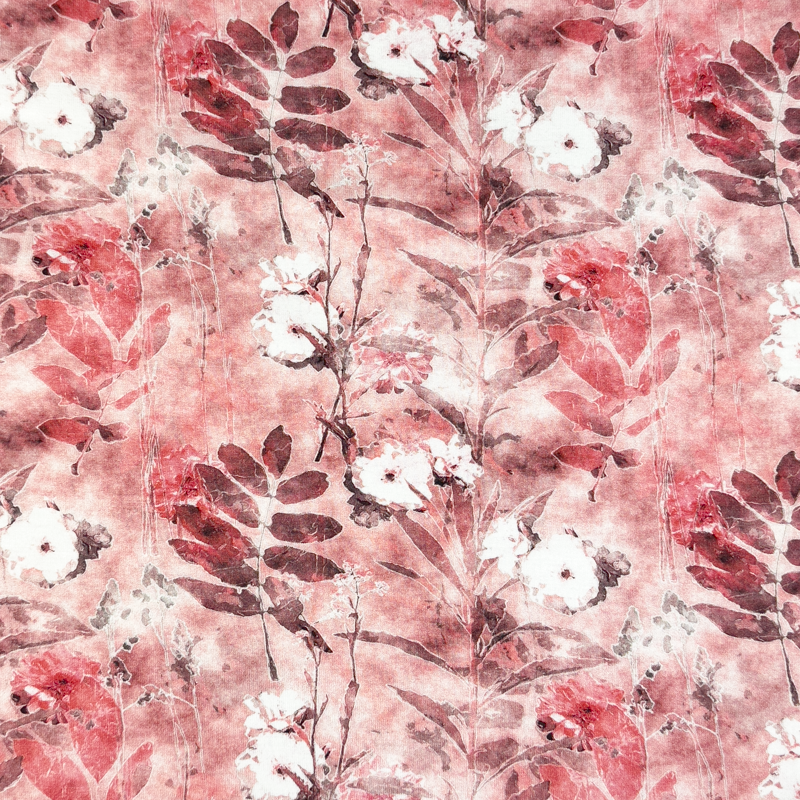 [S1768R] Jersey Digital Printed Magical Flowers