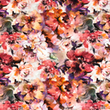 [S1768R-3684] [S1768R] Jersey Digital Printed Magical Flowers (Design D)