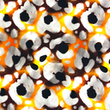 [S1769R-3684] [S1769R] Jersey Digital Printed Blurred Brushes (Design D)