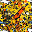 [S1778R-1106] [S1778R] Jersey Printed Skateboards (Orange)