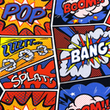 [S1779R-1009] [S1779R] Jersey Printed Pop Art (Blue)