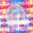 [S1787R-3683] [S1787R] Rayon Poplin Digital Printed Mandalas and More (Design C)