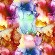 [S1787R-3684] [S1787R] Rayon Poplin Digital Printed Mandalas and More (Design D)