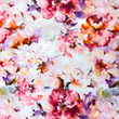 [S1792R-3686] [S1792R] Double Gauze Crinkled Digital Printed Flower Garden (Design F)