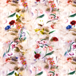 [S1793R-3681] [S1793R] Double Gauze Crinkled Digital Printed Sweet Stems (Design A)