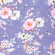 [S1793R-3683] [S1793R] Double Gauze Crinkled Digital Printed Sweet Stems (Design C)