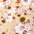 [S1793R-3686] [S1793R] Double Gauze Crinkled Digital Printed Sweet Stems (Design F)
