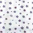 [S1802R-1175] [S1802R] Jersey Printed Flowers Snoozy Fabrics (Violet)