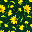 [S1765L-3138] [S1765L] Jersey Digital Printed Colourful Rebels (Sunflower)