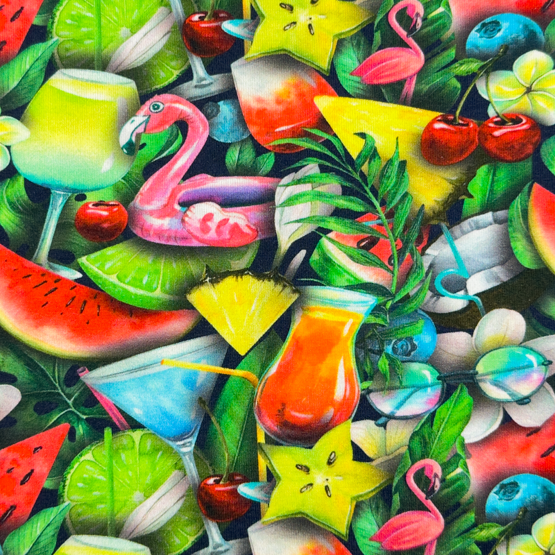 [S1807L] Jersey Digital Printed Summer Feelings