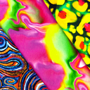 [S1817L-3681] [S1817L] Jersey Digital Printed Bright Colours (Design A)