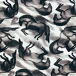 [S1815R-3683] [S1815R] Jersey Digital Printed Black And White (Design C)