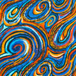 [S1817R-3683] [S1817R] Jersey Digital Printed Bright Colours (Design C)