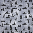 [S1819R-1053] [S1819R] Jersey Printed Jeans With Kamasutra (Šedá)