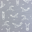 [S1820R-1053] [S1820R] Jersey Printed Jeans With Bunny Hopping (Šedá)