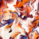 [S1823L-3681] [S1823L] Jersey Digital Printed Marble Effect (Design A)