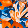 [S1824L-3684] [S1824L] Jersey Digital Printed Big Prints (Design D)