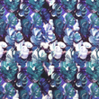 [S1827L-3681] [S1827L] Jersey Digital Printed Elegant Blues (Design A)