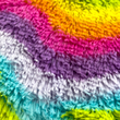[S1855L-3001] [S1855L] Pelliccia arcobaleno (Strisce)