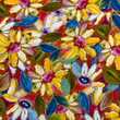 [S1875L-3683] [S1875L] Rayon Poplin Digital Printed Brick And Bright (Design C)